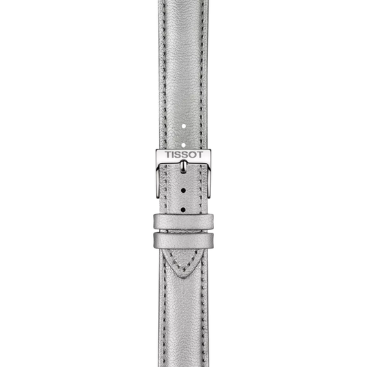 Tissot Official Grey Leather Strap Lugs 16 mm 2