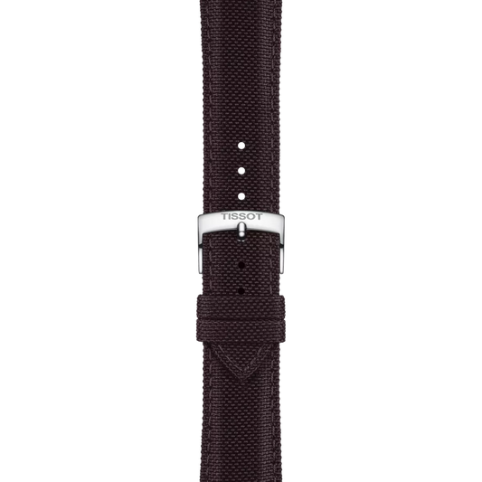 Tissot Official Brown Fabric Strap Lugs 21 mm 2