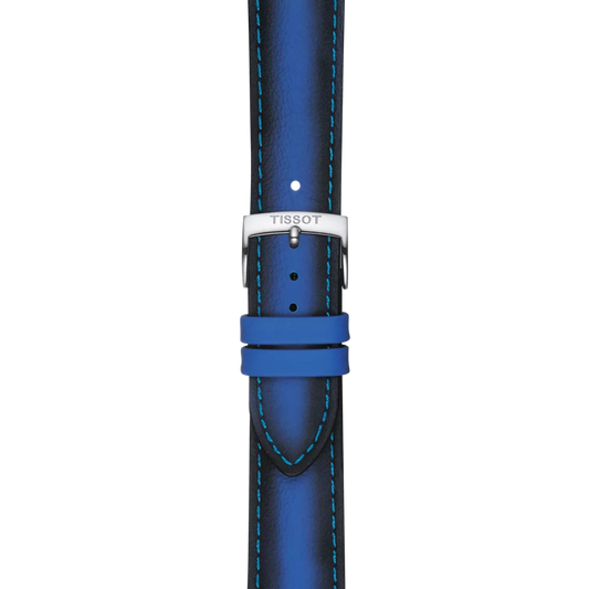 Tissot Official Blue Leather Strap Lugs 20 mm 2
