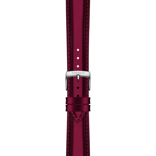 Tissot Official Red Synthetic Strap Lugs 18 mm 2