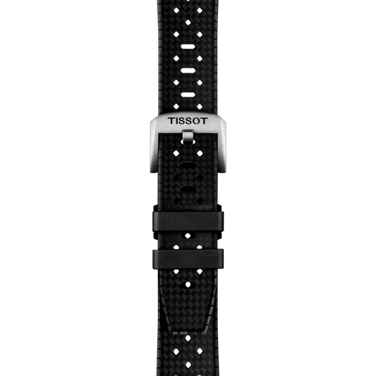 Tissot Official Black Rubber Strap Lugs 20mm 2