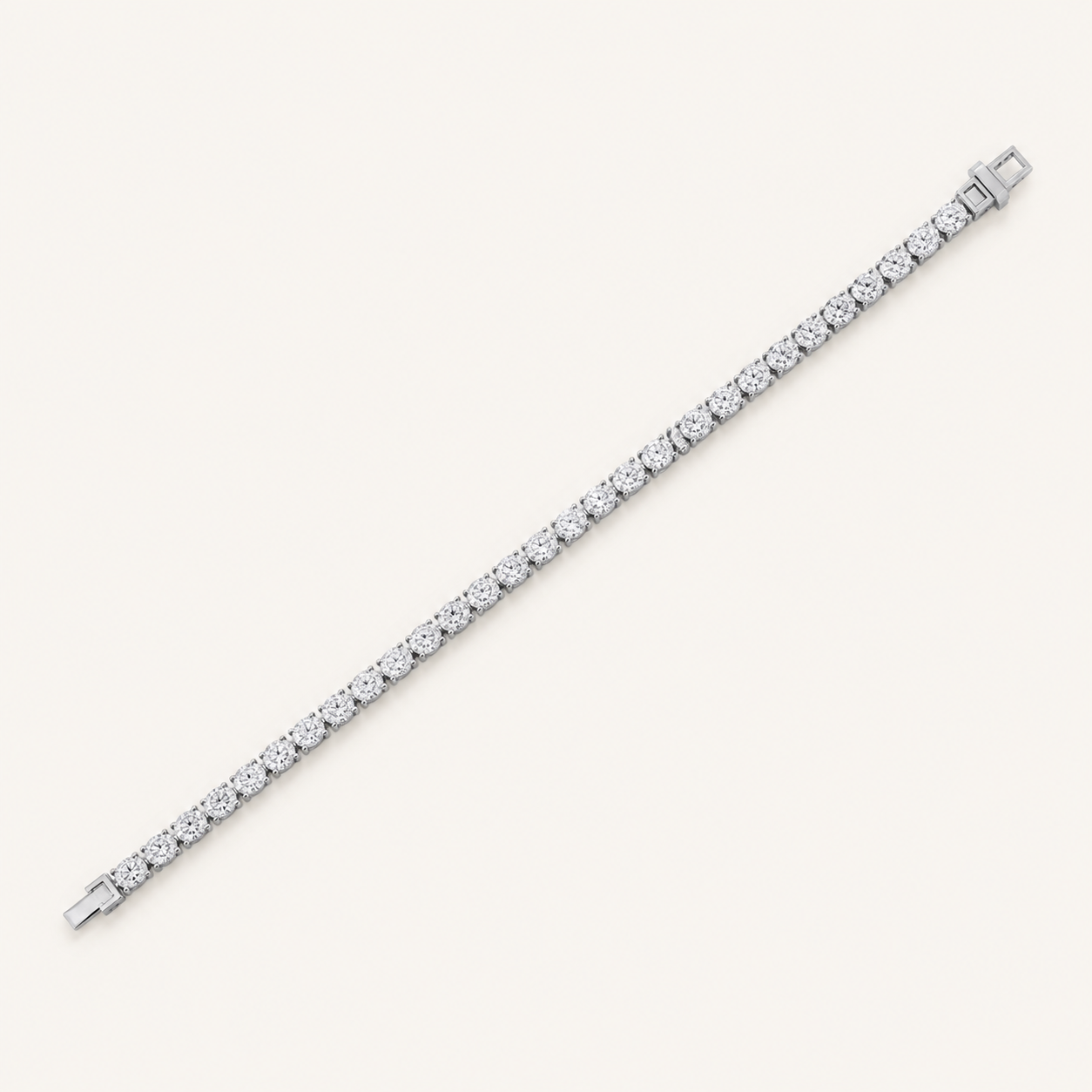 9.5CT Oval Cut Lab Grown Diamond East & West Tennis Bracelet