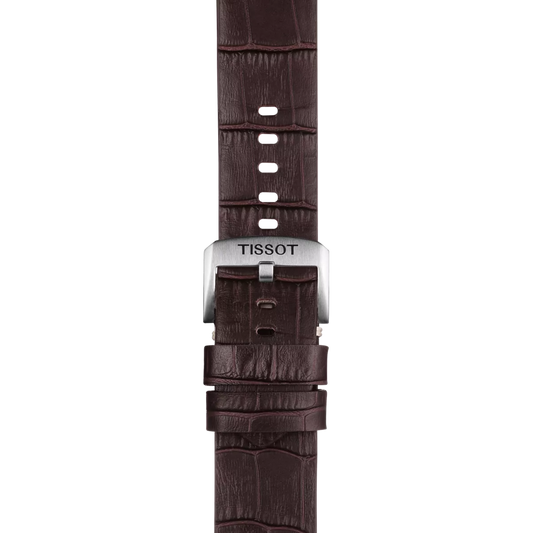 Tissot Official Brown Leather Strap Lugs 22 mm 2