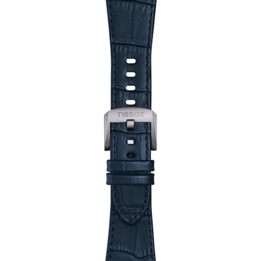 Tissot Official Blue PRX 42mm leather strap 2
