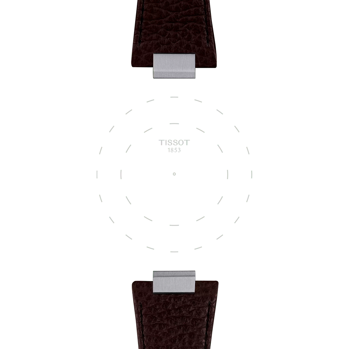 Tissot Official Brown PRX 42mm leather strap 3