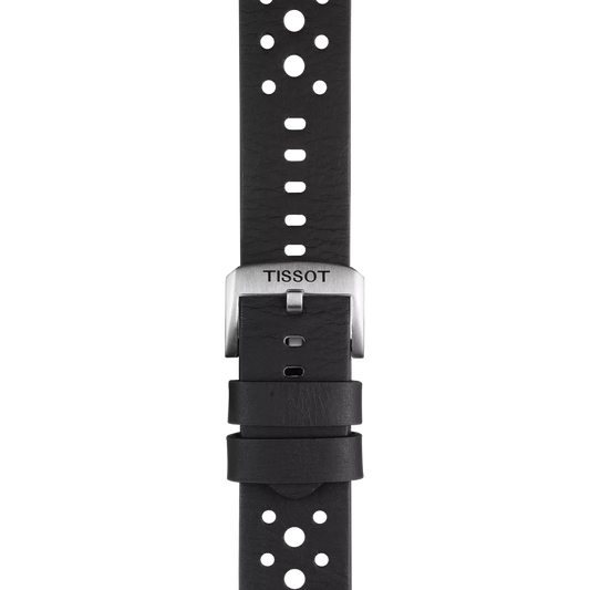 Tissot Official Black Leather Strap Lugs 22 mm 2