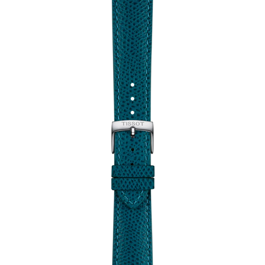 Tissot Official Turquoise Leather Strap Lugs 18 mm 2