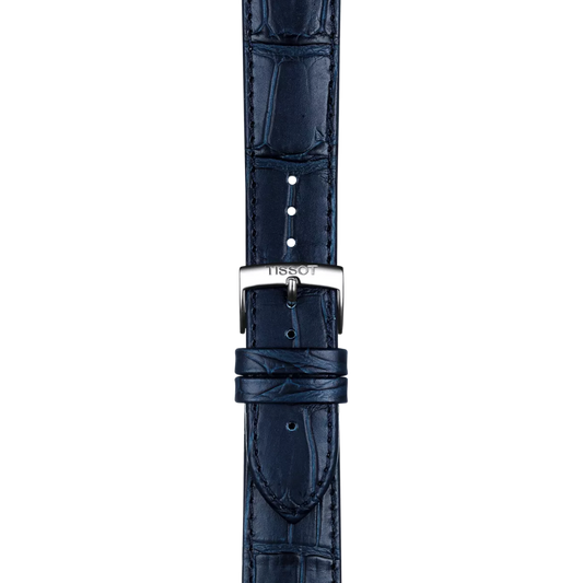 Tissot Official Blue Leather Strap Lugs 20 mm 2