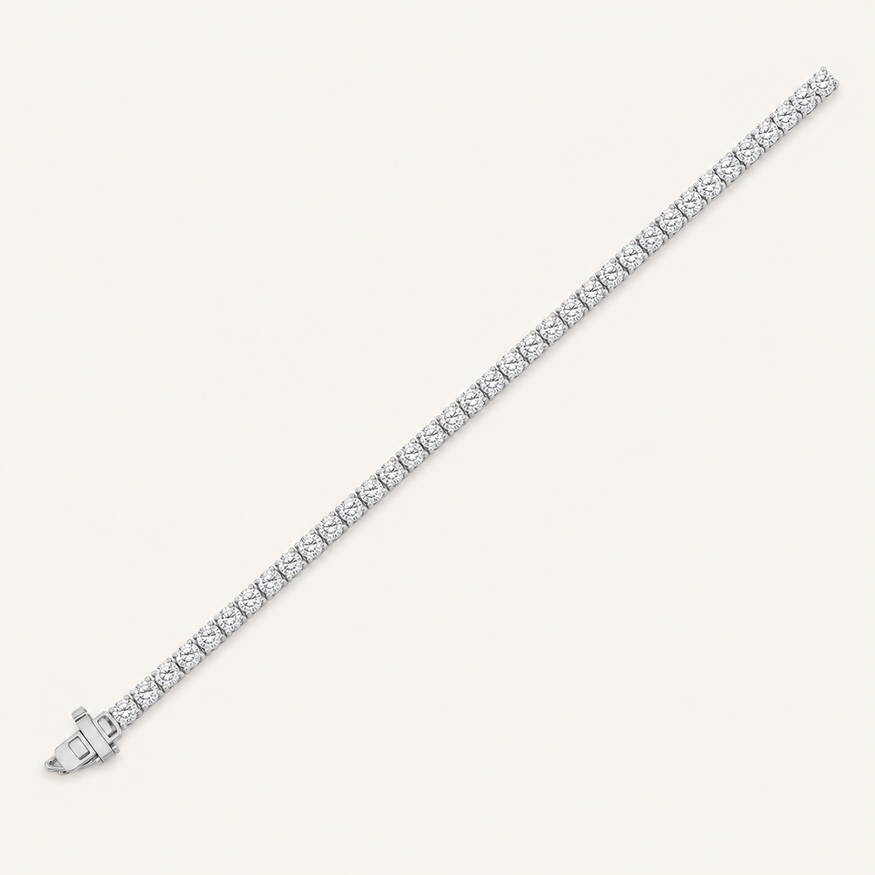 10CT Round Cut Lab Grown Diamond Tennis Bracelet