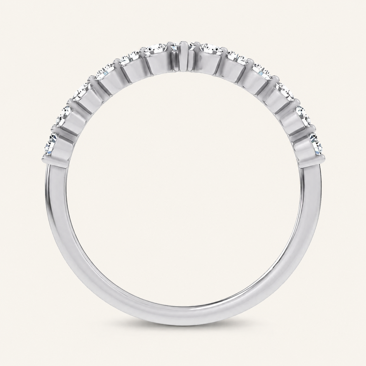 0.25CT Round Certified Lab Grown Diamond Enhancer Band