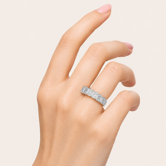 2.25CT Emerald Cut Diamond Ring