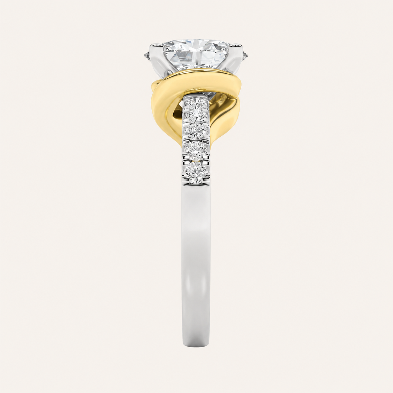 2CT Oval Cut Lab Grown Diamond Solitaire Engagement Ring