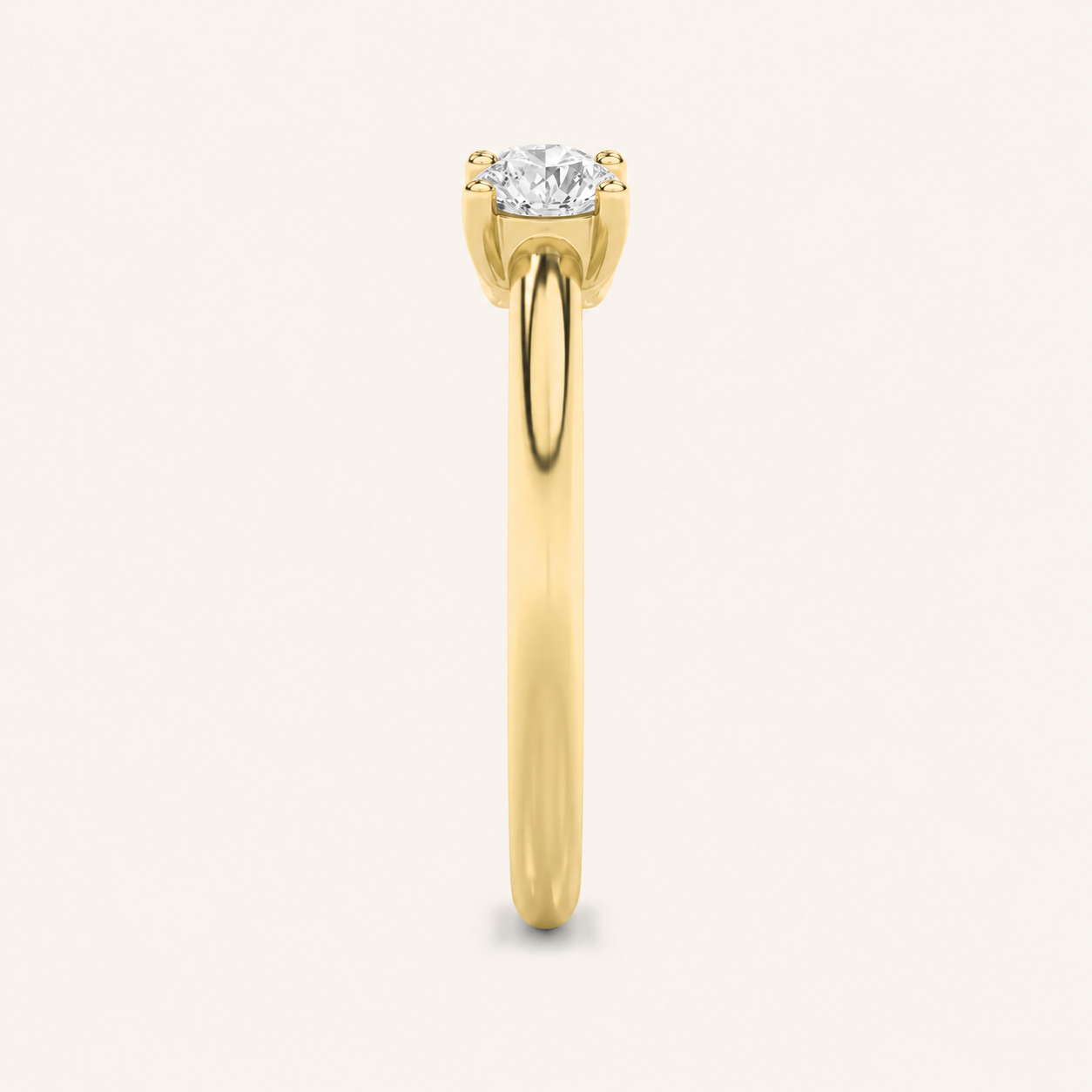 3.00 Ct Oval Cut Lab Grown Diamond Three Stone Band Ring
