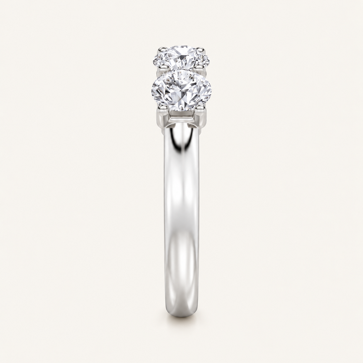 2CT Round Cut Lab Grown Diamond Enhancers Ring