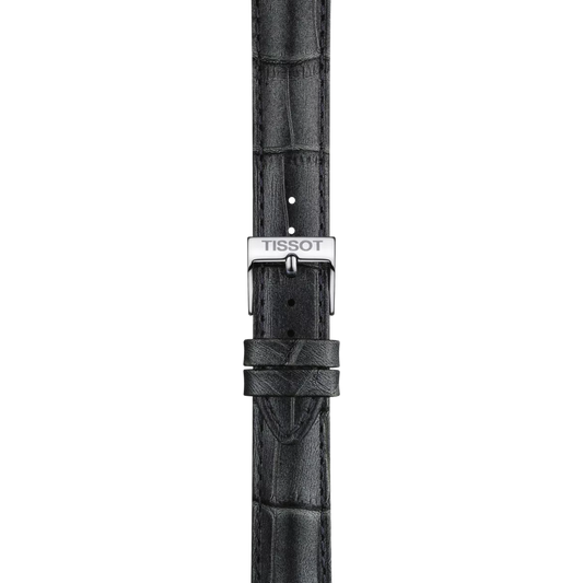 Tissot Official Grey Leather Strap Lugs 16 mm 2
