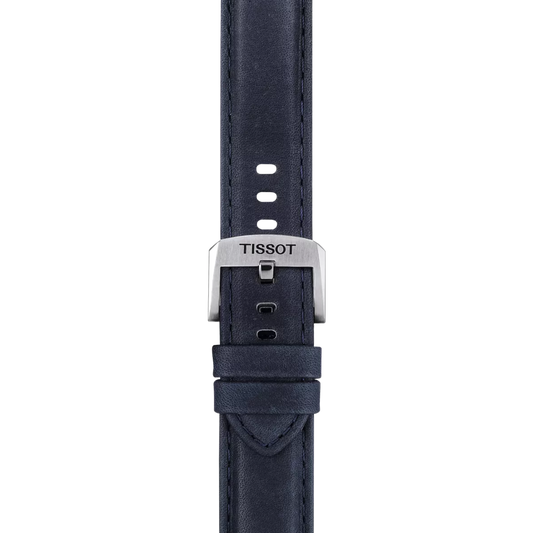 Tissot Official Blue Leather Strap Lugs 20 mm 2