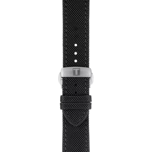 Tissot Official Black Fabric Strap Lugs 21 mm 2
