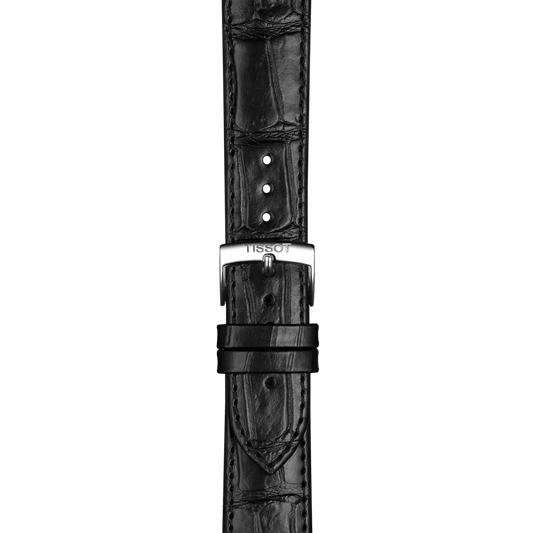 Tissot Official Black Leather Strap Lugs 20 mm 2