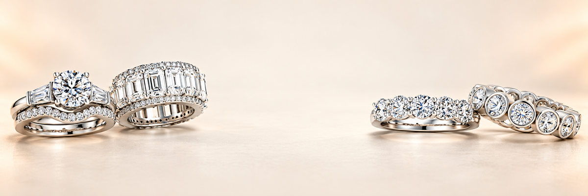 Round Cut Wedding Ring