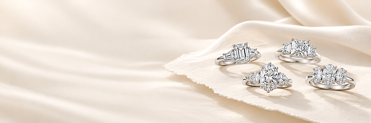 Three Stone Engagement Rings