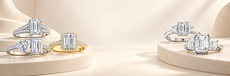Emerald Cut Engagement Ring