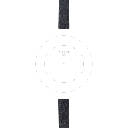 Tissot Official Black Synthetic Strap Lugs 9mm 3