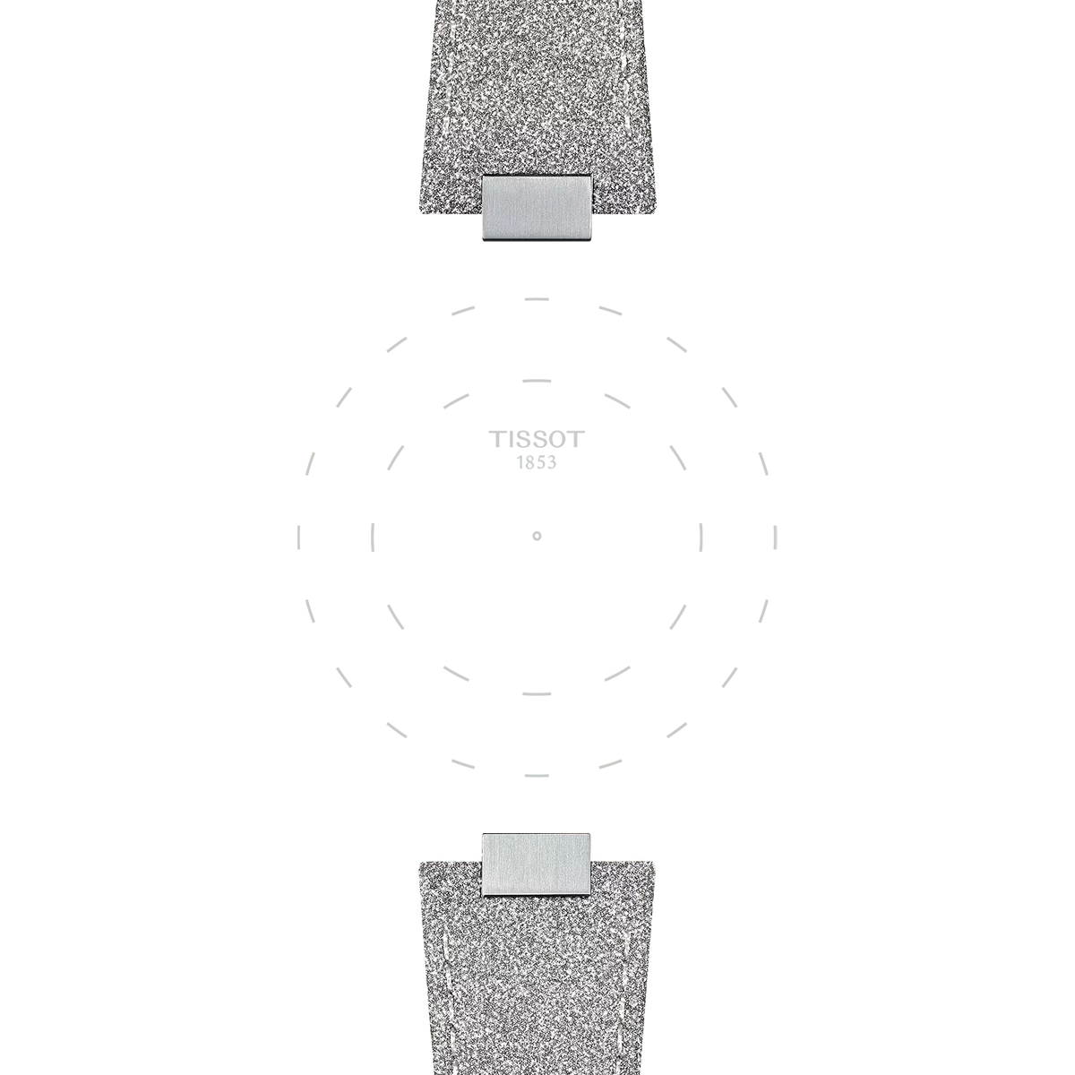 Tissot Official Grey PRX 35mm Synthetic Strap 3