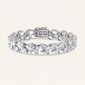 26.50CT Pear Cut Lab Grown Diamond Statement Bracelet