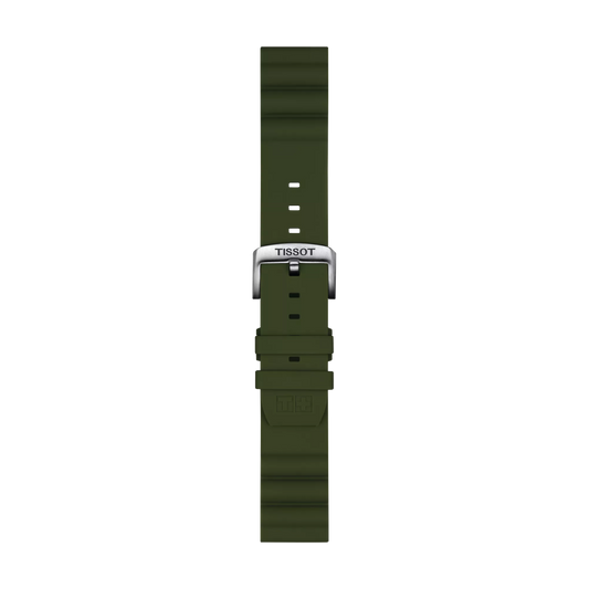 Tissot Official Khaki Silicone Strap Lugs 22 mm 1