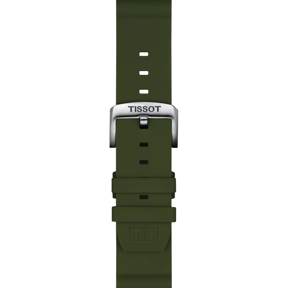 Tissot Official Khaki Silicone Strap Lugs 22 mm 2