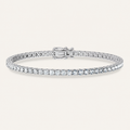 4.98CT Round Cut Lab Grown Diamond Tennis Bracelet