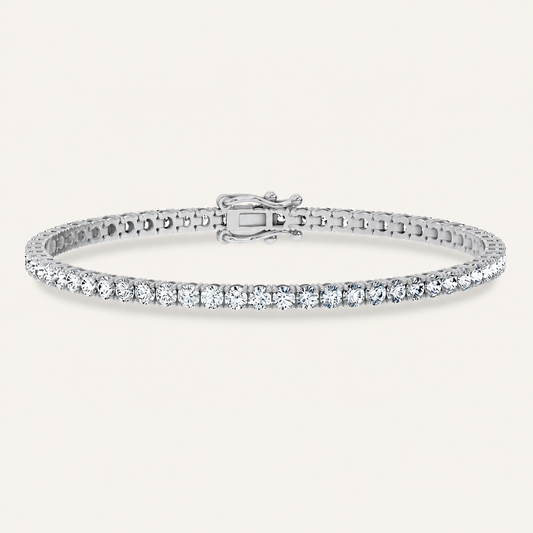 4.98CT Round Cut Lab Grown Diamond Tennis Bracelet