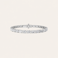 8.5CT Oval Cut Lab Grown Diamond East & West Tennis Bracelet