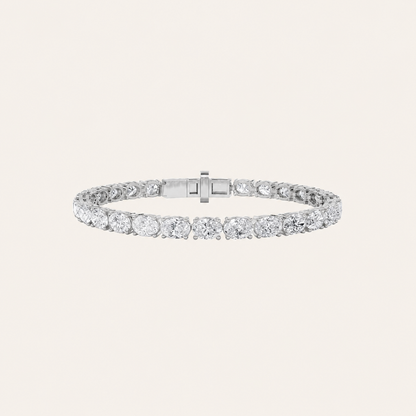 8.5CT Oval Cut Lab Grown Diamond East & West Tennis Bracelet