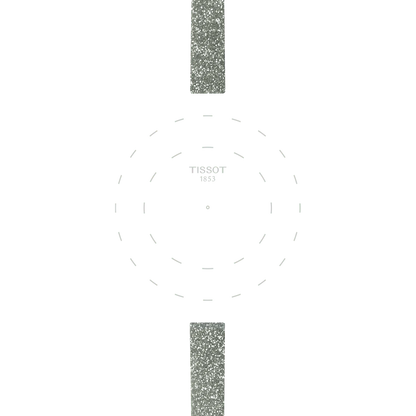 Tissot Official Grey Synthetic Strap Lugs 9mm 3
