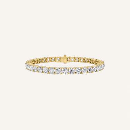 14CT Round Cut Lab Grown Diamond Tennis Bracelet