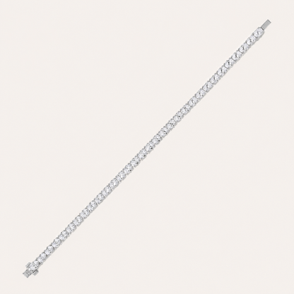 10.5CT Oval Cut Lab Grown Diamond East & West Tennis Bracelet