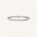 9.5CT Oval Cut Lab Grown Diamond East & West Tennis Bracelet
