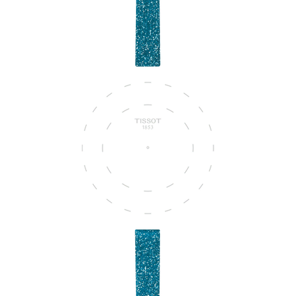 Tissot Official Blue Synthetic Strap Lugs 9mm 3