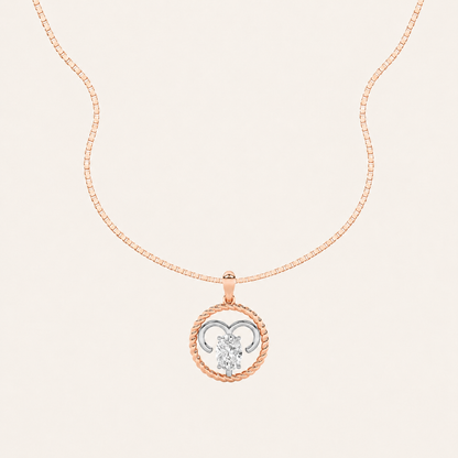 1CT Oval Cut Lab Grown Diamond Pendant Necklace