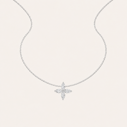 1CT Marquise Cut Lab Grown Diamond Pendant Necklace