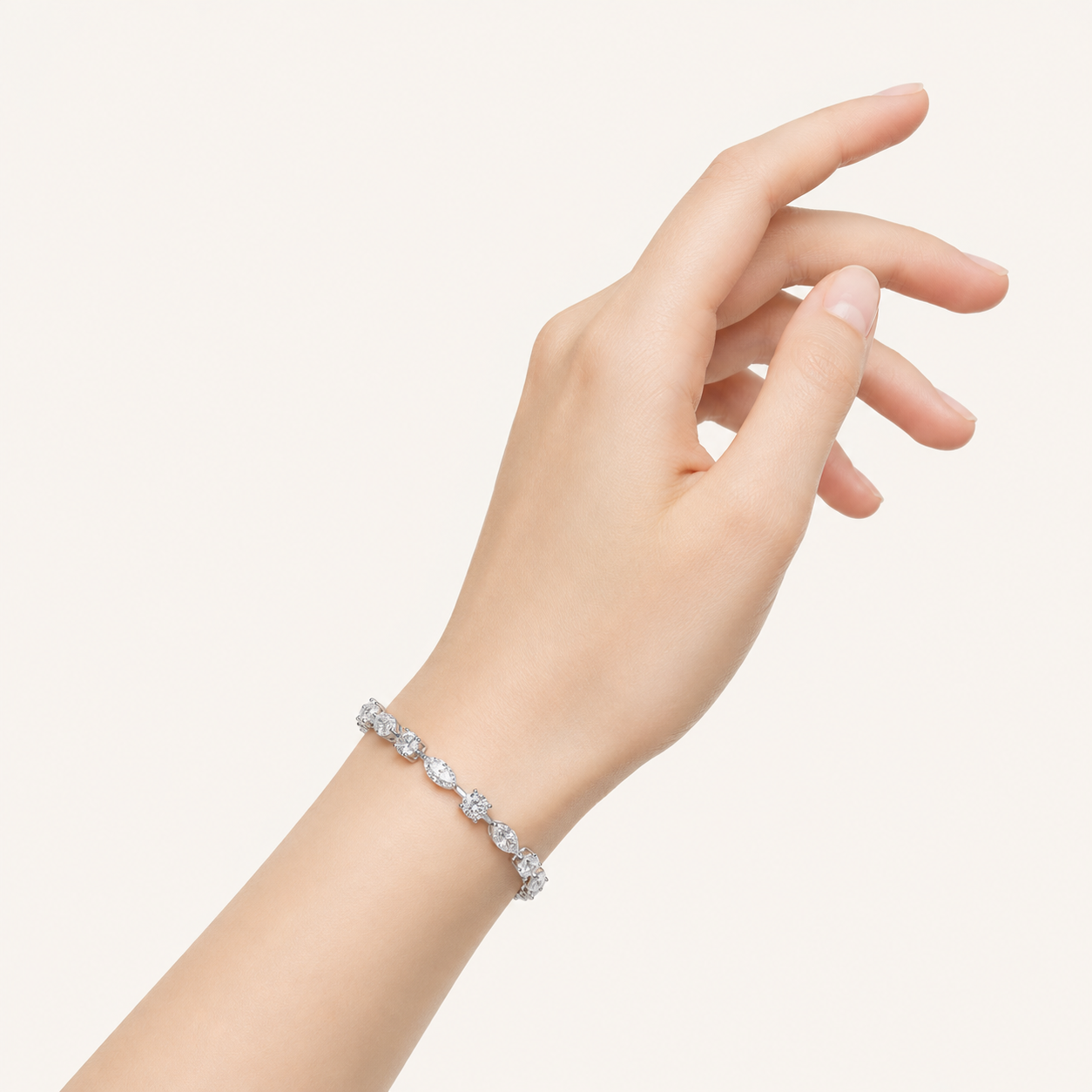 6CT Multistone Lab Grown Diamond East & West Bracelet