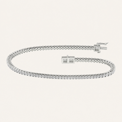 2.00CT Round Cut Lab Grown Diamond Tennis Bracelet