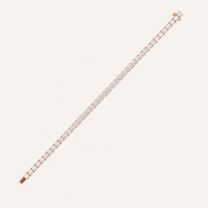 9.75CT Round Cut Lab Grown Diamond Classic Tennis Bracelet