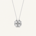 1 CT Round Cut Lab Grown Diamond Statement Necklace