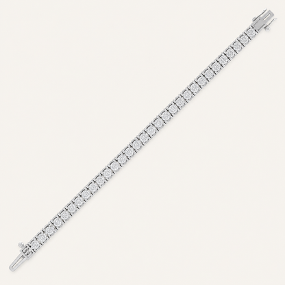 5.00CT Round Cut Lab Grown Diamond Tennis Bracelet