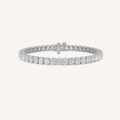 10CT Oval Cut Lab Grown Diamond Tennis Bracelet