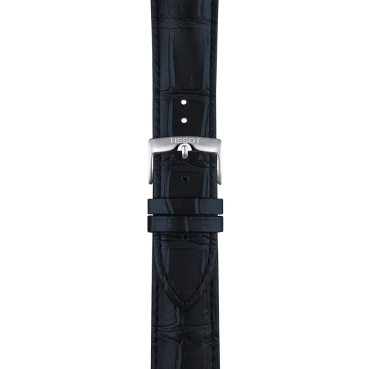 Tissot Official Blue Leather Strap Lugs 22mm 2