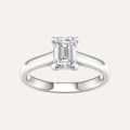 1.50CT Emerald Cut Lab Grown Diamond Solitaire Ring
