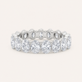 2.75CT Oval Cut Lab Grown Diamond Split Prong Eternity Ring
